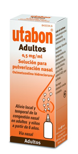 Utabon Adultos 0.5 Mg/Ml Nebulizador Nasal 15 Ml