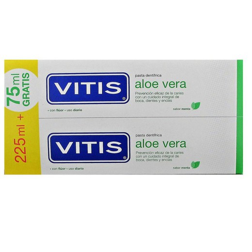 Vitis Aloe Vera Pasta Dentifrica 150 Ml 2 U