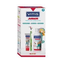Vitis Junior Pack Colutorio + Cepillo + Gel Dentífrico
