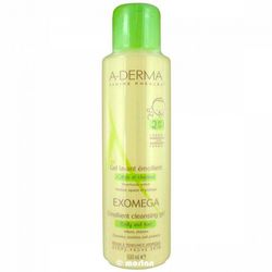 A-Derma Exomega 2 En 1 Cuerpo Y Cabello Gel Limpiador