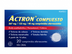 Actron Compuesto 20 Comprimidos Efervescentes