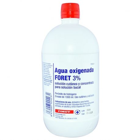 Agua Oxigenada Foret 10 Volumenes Solucion Topica