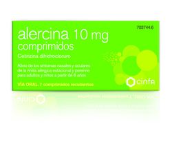 Alercina 10 Mg 7 Comprimidos Recubiertos