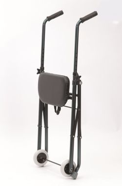 Andador 826186 Dos Ruedas Asiento Aluminio Clasico