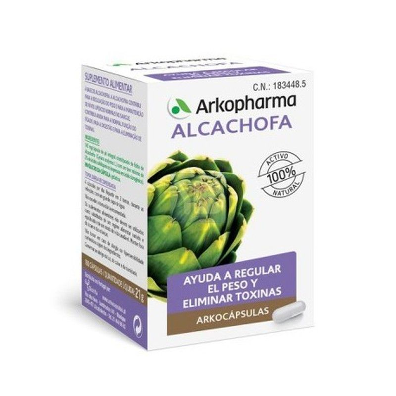Arkocapsulas Alcachofa  80 Capsulas