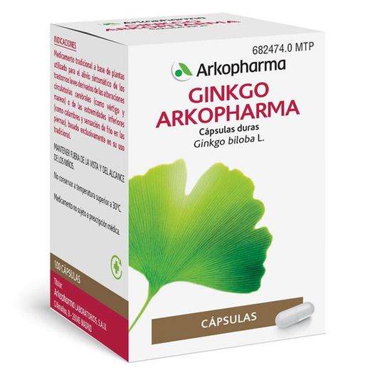 Arkocapsulas Ginkgo 180 Mg 100 Capsulas