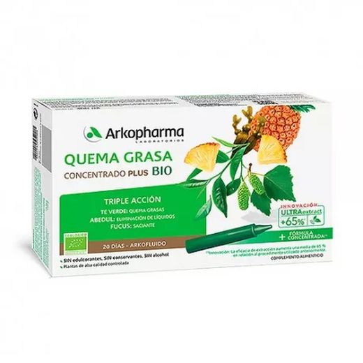 Arkofluido Quemagrasa 20 Ampollas