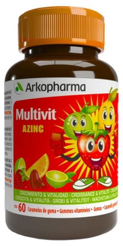 Arkopharma Multivit Azinc 60 caramelos de goma