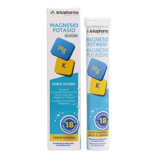 Arkovital Magnesio Potasio 18 Comprimidos Efervescentes