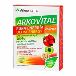 Arkovital Pura Energía Complex 30 Comprimidos