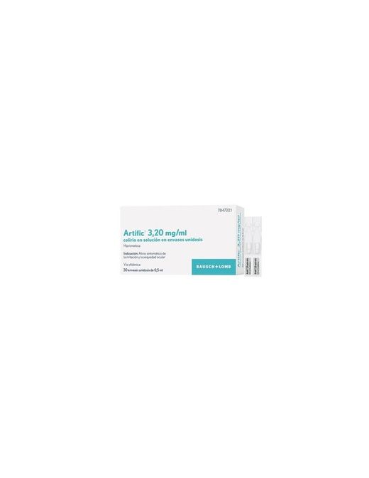 Artific 3.2 Mg/Ml Colirio 30 Monodosis Solucion
