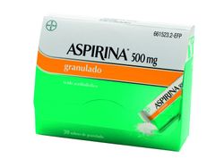 Aspirina 500 Mg 20 Sobres Granulado