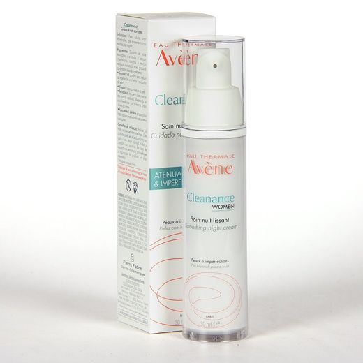 Avene Cleanance Women Cuidado de noche alisador 30 ml