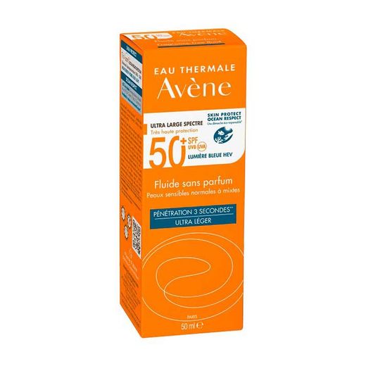 Avene Fluido Oil-Free Sin Perfume SPF50+ 50ml