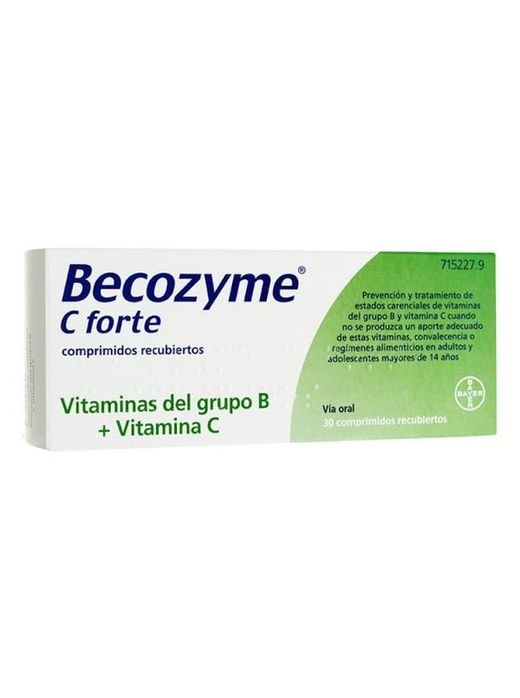 Becozyme C Forte 30 Comprimidos Recubiertos