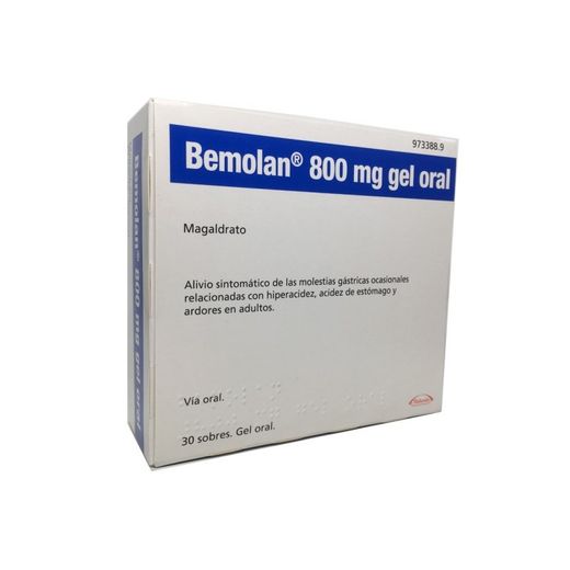 Bemolan 800 Mg Gel 30 Sobres