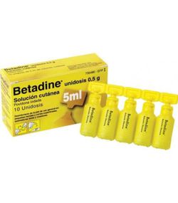Betadine 100 Mg/Ml Solucion Topica 10 Unidosis 5