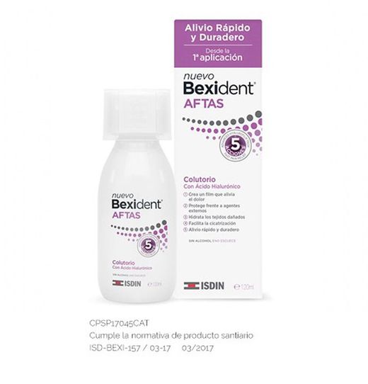 Bexident Aftas Colutorio Bucal Protector 120 ml