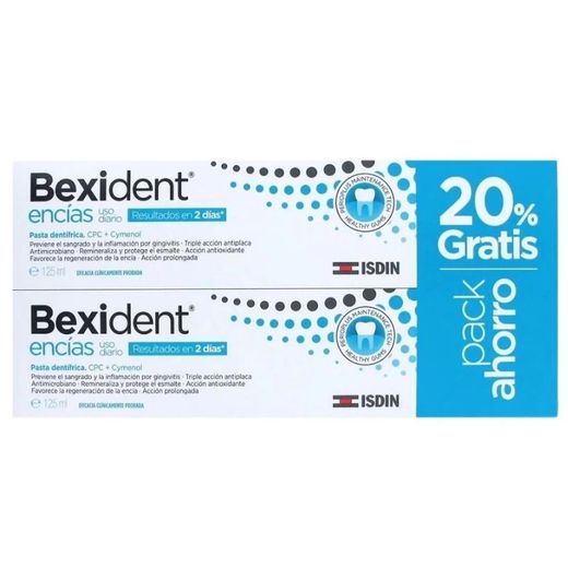 Bexident Encías Pack Duo Pasta Triclosan 125 ml