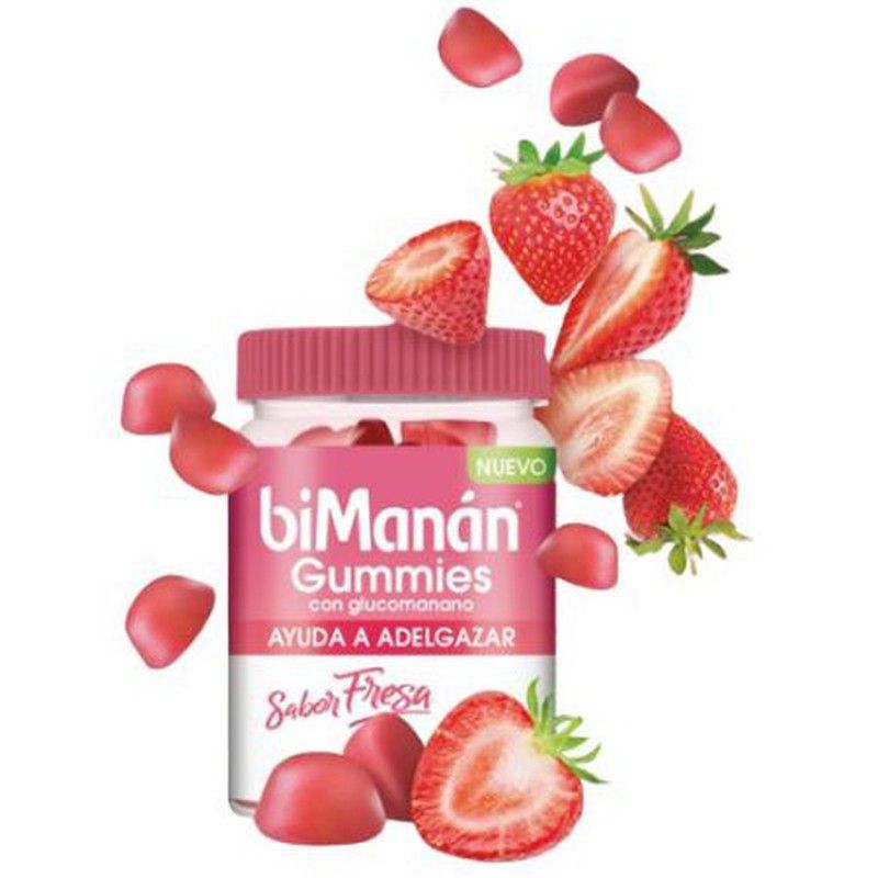 BiManan Gummies Glucomanano Fresa 40 Gummies
