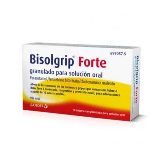 Bisolgrip Forte 10 Sobres Polvo