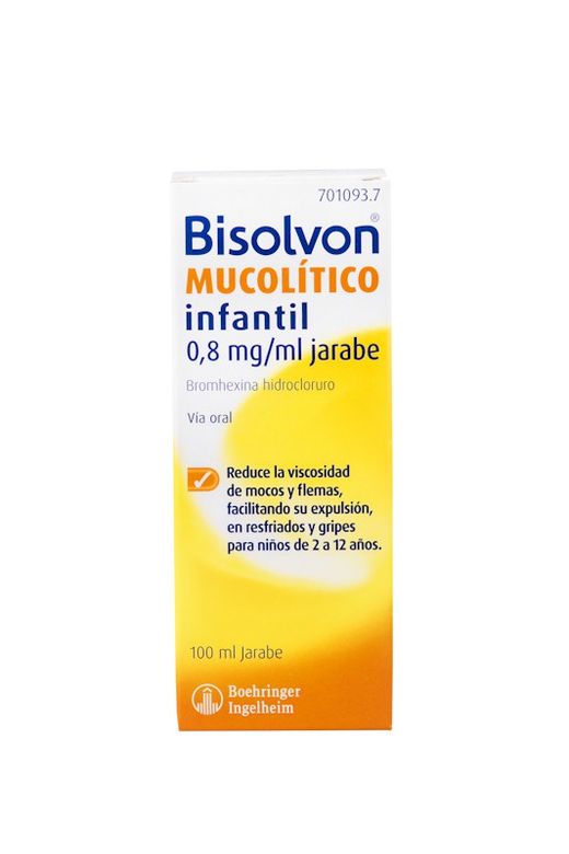 Bisolvon Mucolitico Infantil 0.8 Mg/Ml Jarabe 10