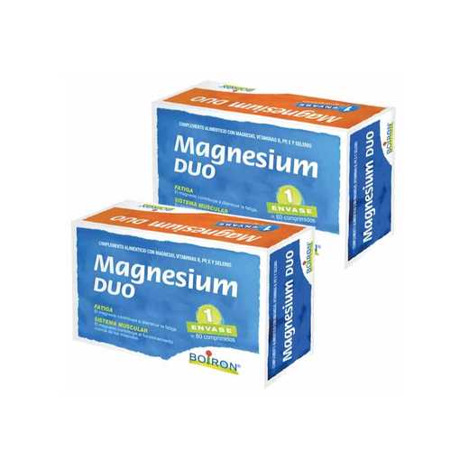Duplo Boiron Magnesium Duo 80 comp (2 unidades)