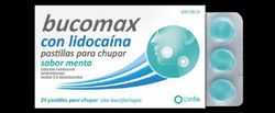 Bucomax Lidocaina 24 Pastillas Para Chupar Menta