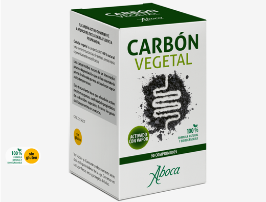 Carbon Vegetal 90 Comprimidos