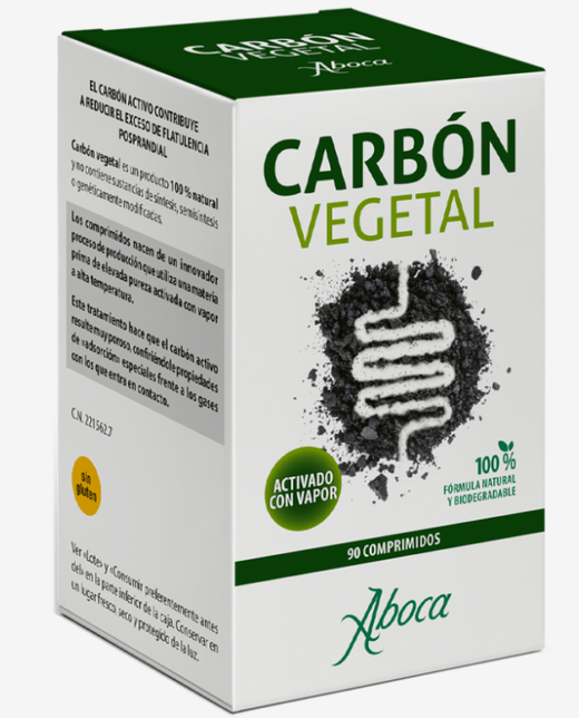 Carbon Vegetal 90 Comprimidos