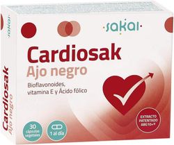 Cardiosak Ajo Negro 30 Cápsulas Sakai