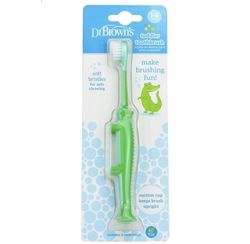 Cepillo Dental Infantil Dr Brown's Cocodrilo 1-4 Años
