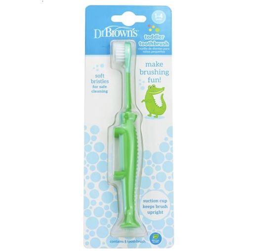 Cepillo Dental Infantil Dr Brown's Cocodrilo 1-4 Años