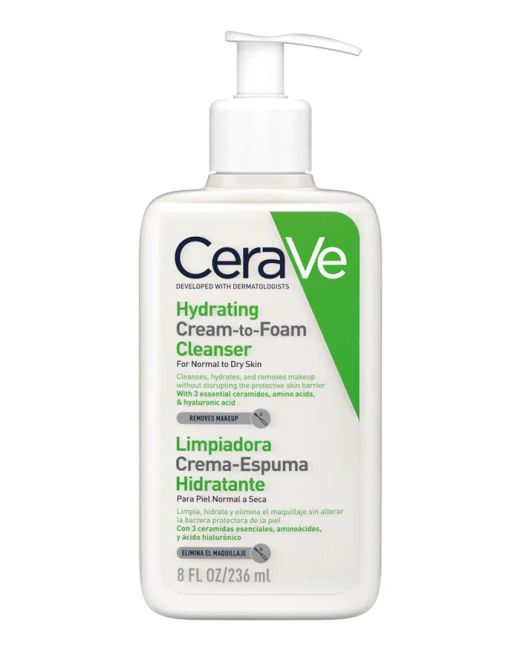 Cerave Crema Espuma Limpiadora Hidratante 236ml