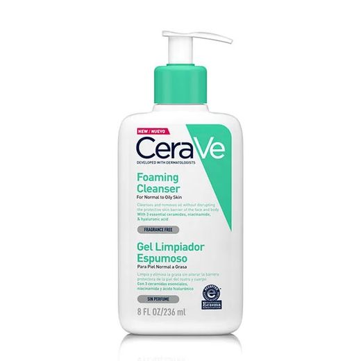 Cerave Gel Limpiador Espumoso 236 ml