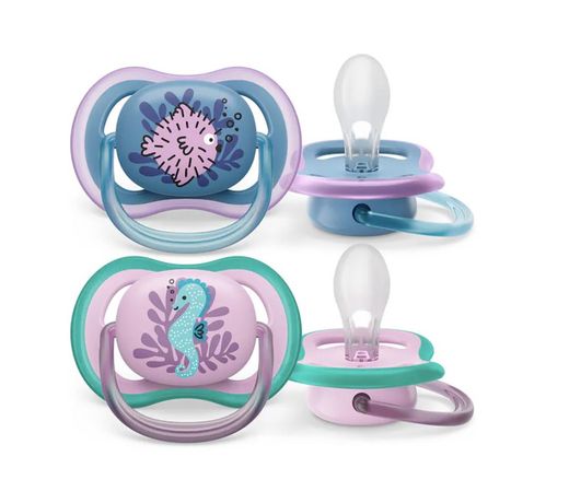 Chupete Silicona Philips Avent Ultra Air +18 Meses 2 Unidades Niña
