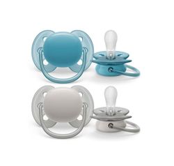 Chupete Silicona Philips Avent Ultra Soft 0-6 Meses 2 Unidades Niño