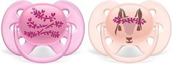 Chupete Silicona Philips Avent Ultra Soft 6-18 Meses 2 Unidades Niña