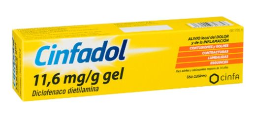 Cinfadol 10 Mg/G Gel Topico 100 G