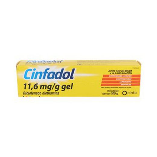 Cinfadol 10 Mg/G Gel Topico 100 G