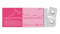 Cinfamar Infantil 25 Mg 4 Comprimidos