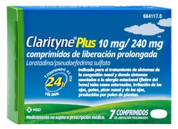 Clarityne Plus 10/240 Mg 7 Comprimidos Liberacio