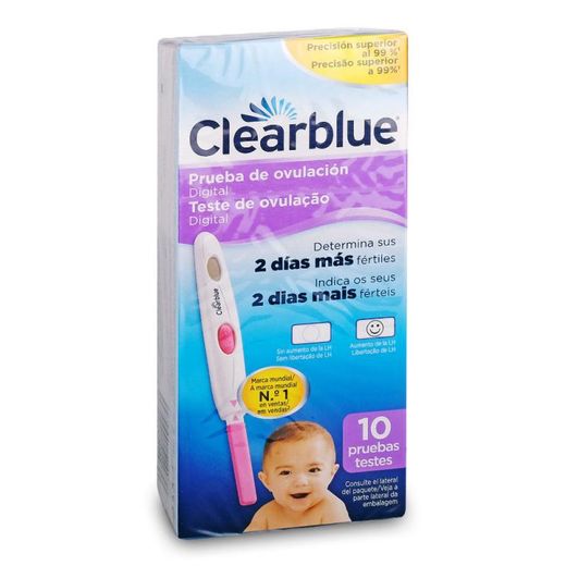 Clearblue Prueba Ovulación Digital 10 Pruebas