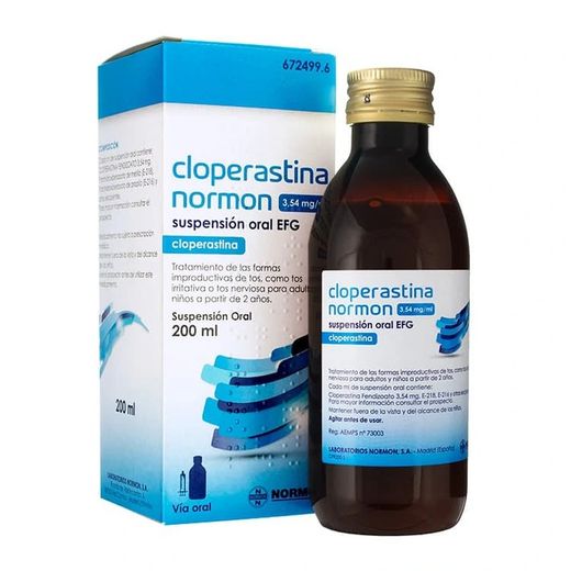 Cloperastina Normon Efg 3.54 Mg/Ml Suspension Oral 200 ml