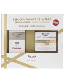 Cofre Eucerin Hyaluron-Filler + Elasticity Serum + Crema de día