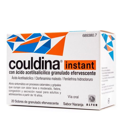 Couldina Instant 20 Sobres Efervescentes