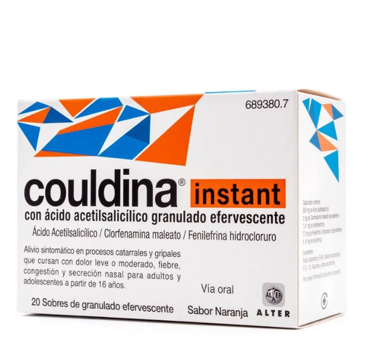 Couldina Instant 20 Sobres Efervescentes