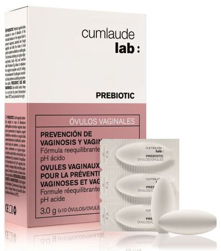 Cumlaude Prebiotic Óvulos Vaginales 10 óvulos