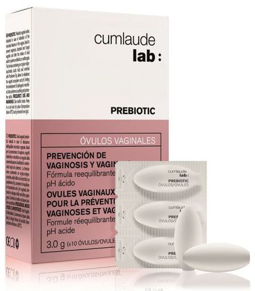 Cumlaude Prebiotic Óvulos Vaginales 10 óvulos