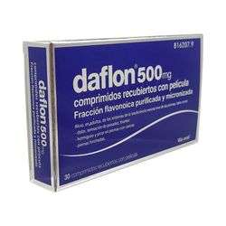 Daflon 500 500 Mg 30 Comprimidos Recubiertos